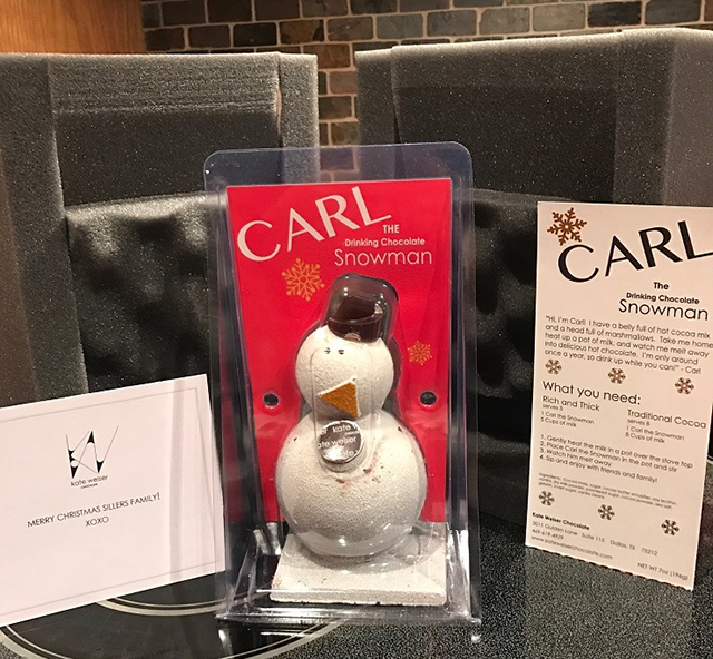 Shipping Carl the Snowman