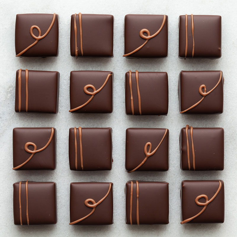 Focus on chocolate flavor