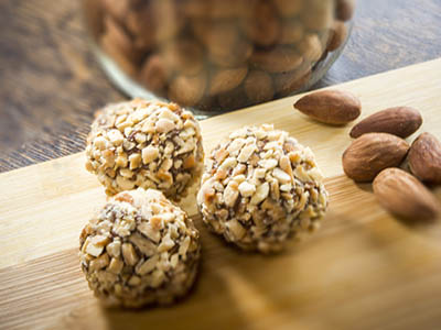 Almond Butter Chocolate Truffles