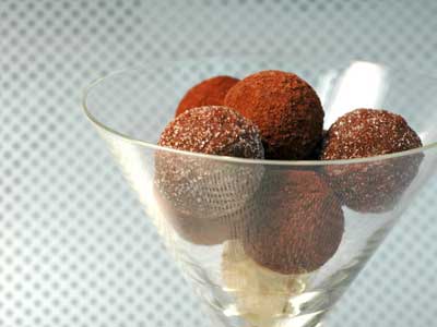 Milk Chocolate Rum Raisin Truffles